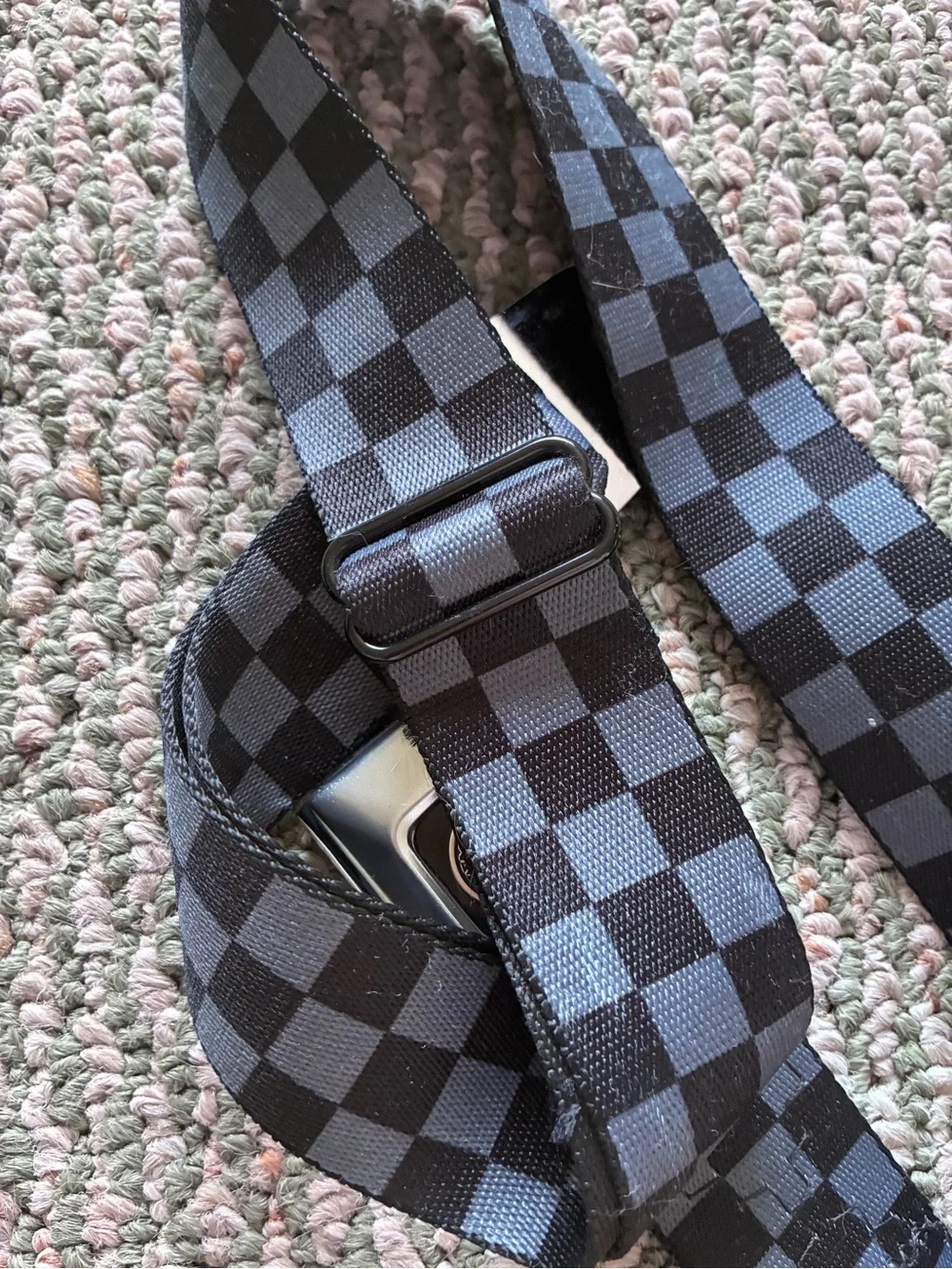 😎 Men’s Buckle Down Chevrolet adjustable checkerboard belt